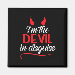 Jag är Djävulen i Roligt Satan Worshiper Hall Magnet