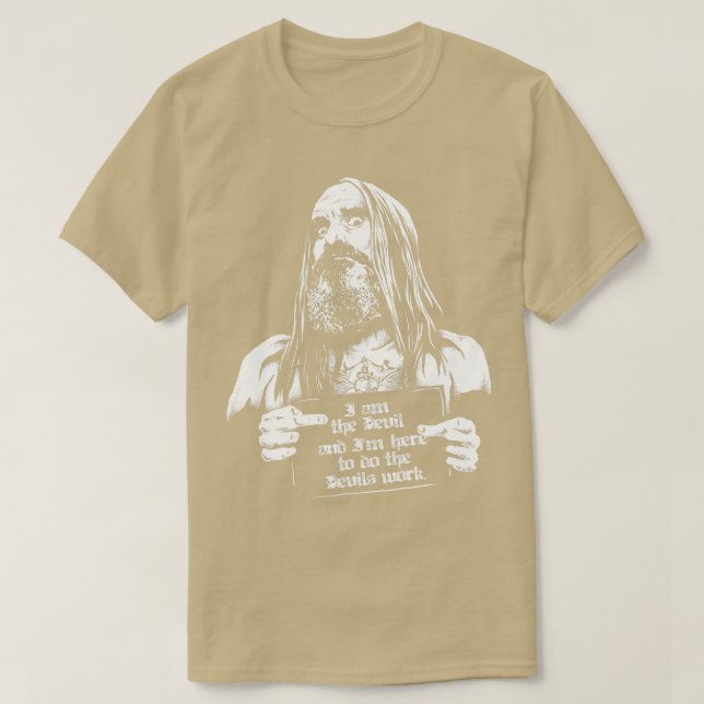 Jag är Djävulen T Shirt (Design framsida)