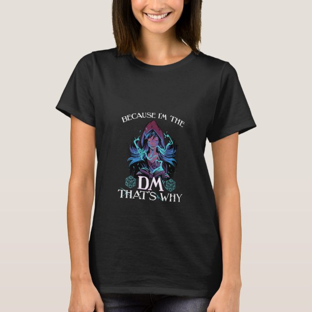 Jag är Dm Funny Dungeons Öga Rpg D T Shirt (Framsida)