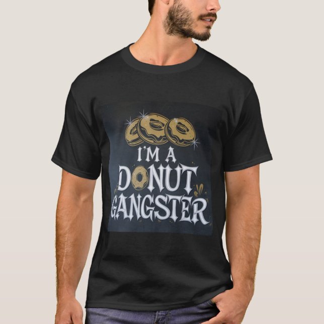 Jag är Donut Gangster 1 T Shirt (Framsida)