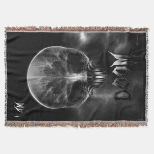 Jag är Doom Fractal Skull Filt