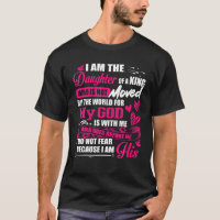 Jag är dotter till en kung faderdag T Shirt