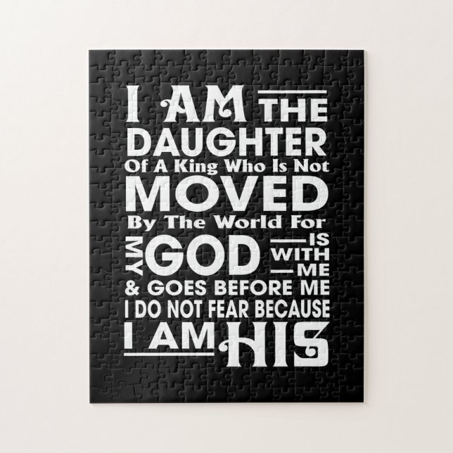 Jag är dotter till Kung Pussel (Vertikal)