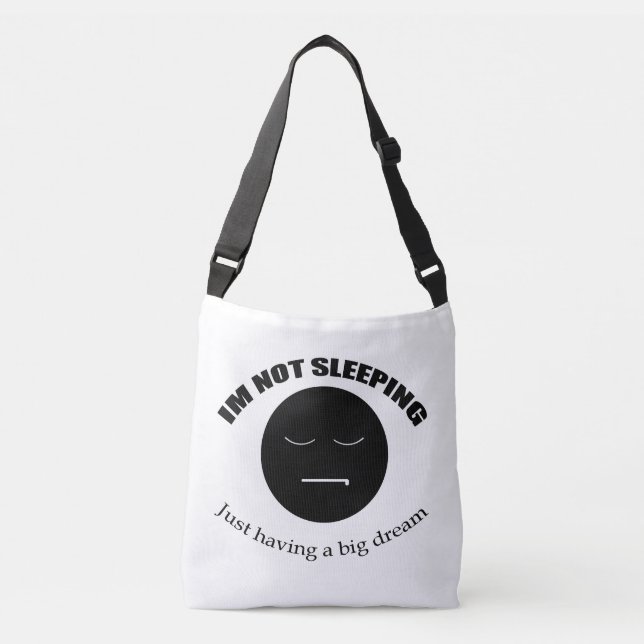 Jag är Dreaming Big! Axelväska (Framsida)