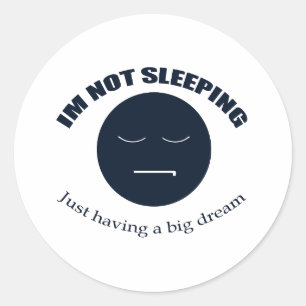 Jag är Dreaming Big! Runt Klistermärke