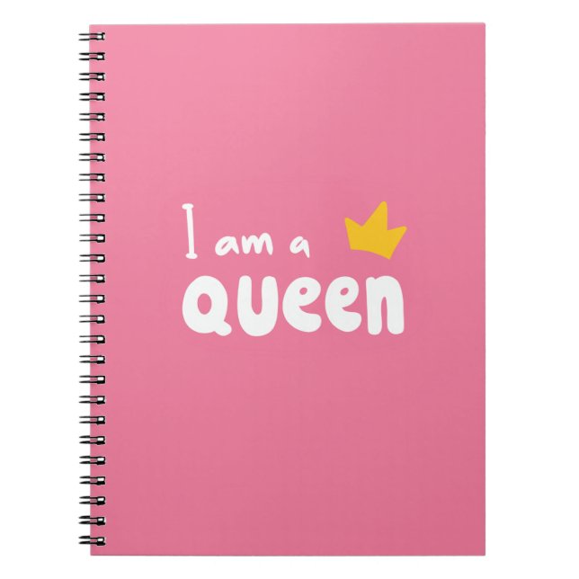 Jag Är Drottning – Elegant Företagskultur Anteckningsbok (Framsidan)
