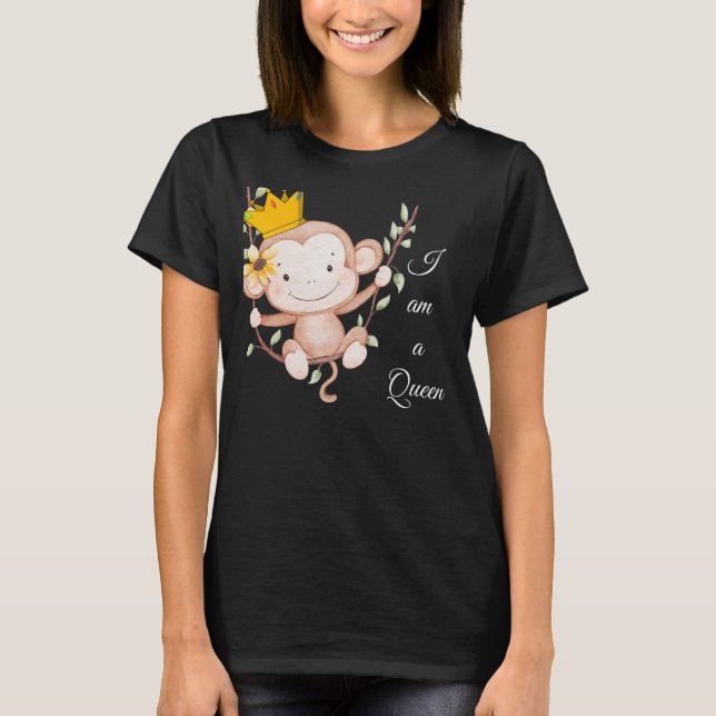 Jag Är Drottning – Elegant T Shirt (Framsida)