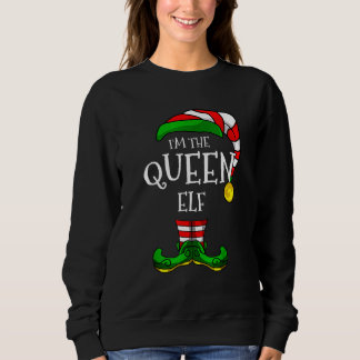 Jag är drottningälvgruppen julmatchande familj t shirt