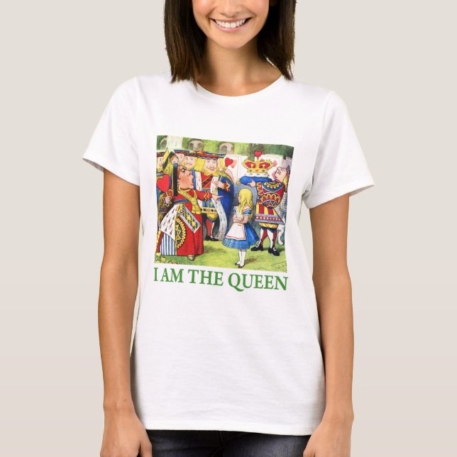 Jag är drottningen! t-shirt (Framsida)
