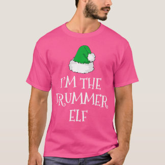 Jag är Drummer Elf Funny jul Drums Drummi T Shirt