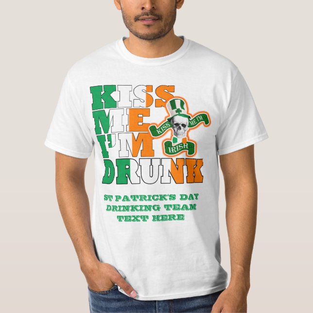 Jag är Drunk T-shirt (Framsida)