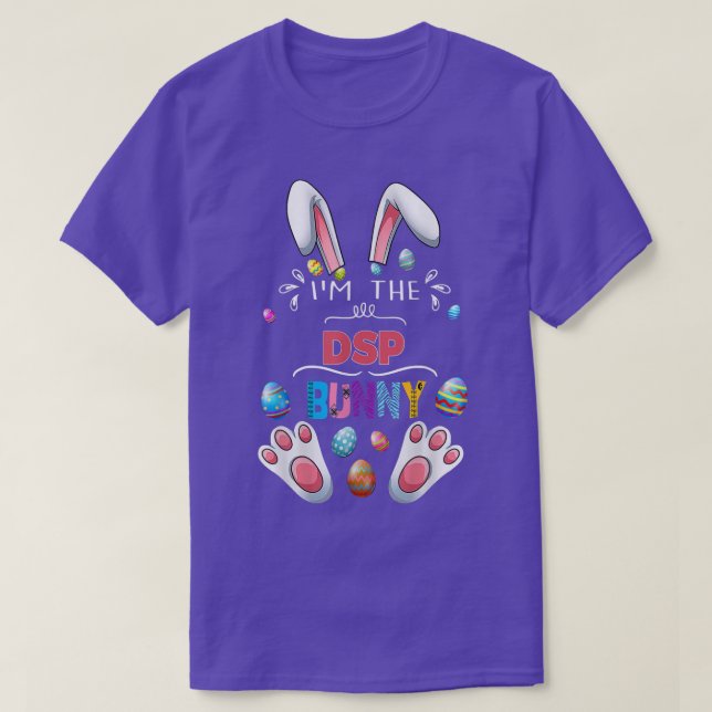 Jag är DSP Bunny Matching Family Påsk Party  T Shirt (Design framsida)