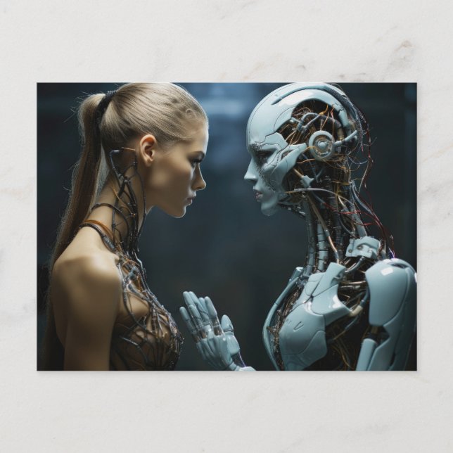 Jag är du, eftersom du är jag vykort (Framsida)