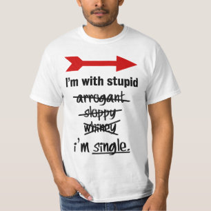 Jag är dum t shirt