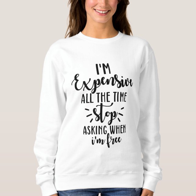 Jag är dyrbar hela tiden t shirt (Framsida)