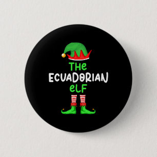 Jag är Ecuadorian Elf Ecuador-Roligten Pajam Knapp