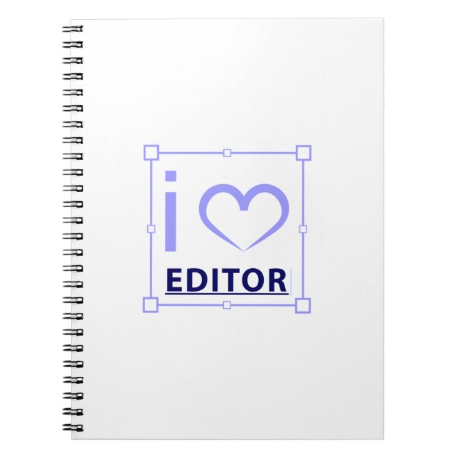 Jag är Editor Anteckningsbok (Framsidan)