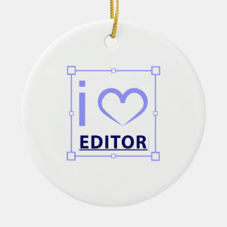 Jag är Editor Julgransprydnad Keramik