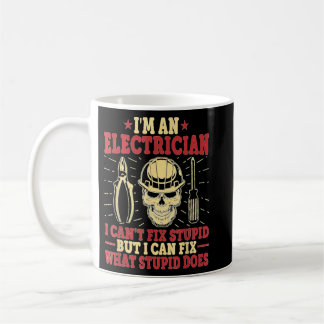 Jag är elektriker som jag inte kan laga stupid FUN Kaffemugg