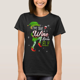Jag är Elf-familjen i Vin Älskare. T Shirt