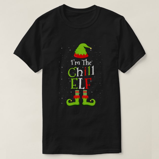 Jag är Elf-familjen som matchar en fin jul  T Shirt (Design framsida)