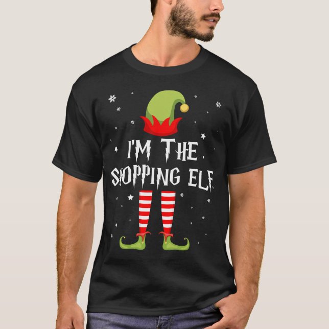 Jag är Elf Funny Julafton. T Shirt (Framsida)