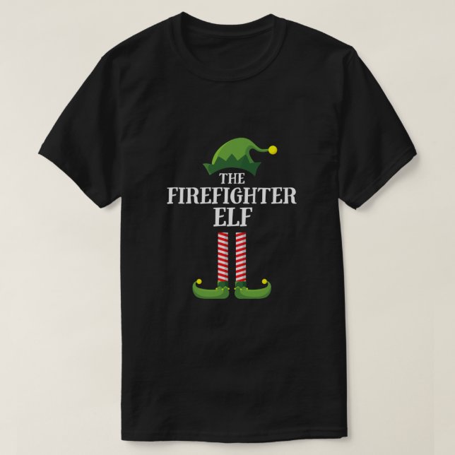Jag är Elf Shirt-julfamiljen Elf T Shirt (Design framsida)