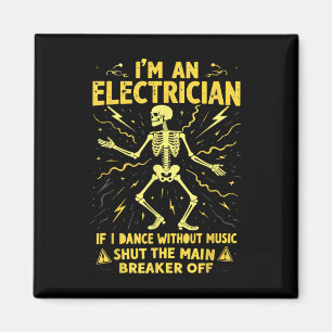 Jag är elproducent om jag dansar utan musik, håll magnet