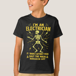 Jag är elproducent om jag dansar utan musik, håll  t shirt