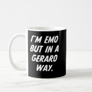 Jag är Emo men på tyska citat Kaffemugg