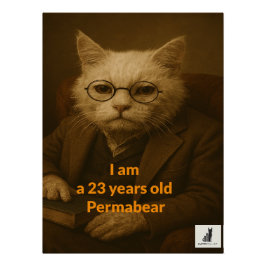 Jag är en 23-årig Permabjörn. Marknadens äldsta Perfect Poster