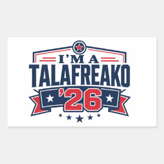 Jag är en ’26 Talafreako James Talarico 2026 Texas Rektangulärt Klistermärke