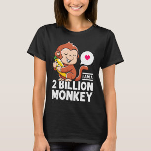 Jag är en 2 miljoner apa, Banana Warm Heart, som v T Shirt
