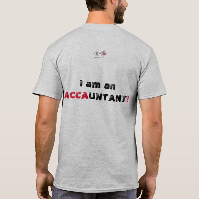 "Jag är en ACCAUNTANT" Tee Shirt (Baksida)