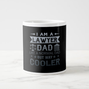 Jag är en advokat pappa jumbo mugg