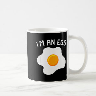 Jag är en äggkostym Roligt Halloween-present Stekt Kaffemugg