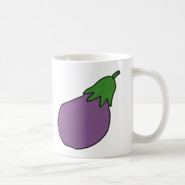Jag är en äggplanta kaffemugg