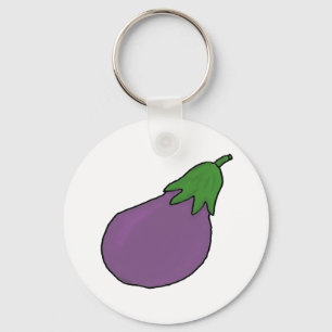 Jag är en äggplanta nyckelring