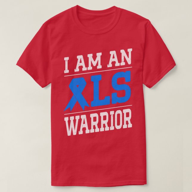 Jag är en ALS-kritiker, AlS Disease Awareness Mon T Shirt (Design framsida)