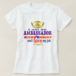 Jag är en ambassadör för Jesus Kristus Christia T Shirt