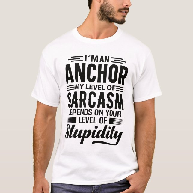 Jag är en ankare t shirt (Framsida)