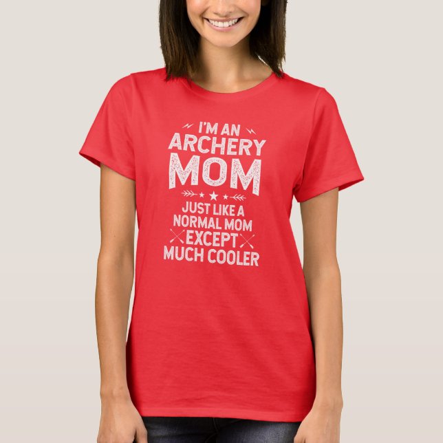 Jag är en ärkeskapare Mamma T-Shirt (Framsida)