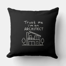 Jag är en arkitekt kastkudde