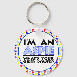 Jag är en Aspie. Vad är din Toppen? Nyckelring