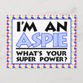 Jag är en Aspie. Vad är din Toppen? Vykort