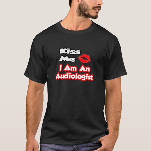 Jag är en audiolog. tee shirt (Framsida)