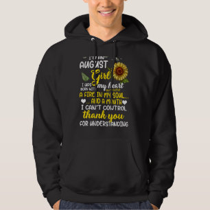 Jag är en Augusti Girl-solrosolja från augusti Hoodie
