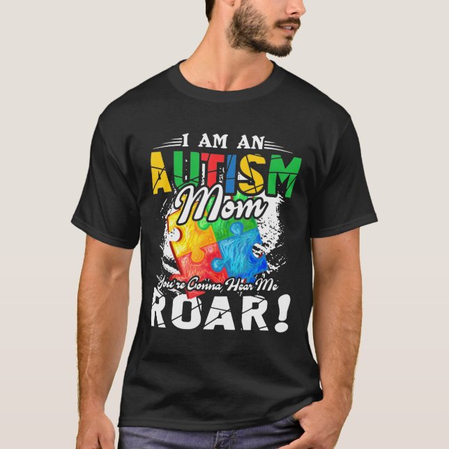 Jag är en autistisk Mamma T Shirt (Framsida)