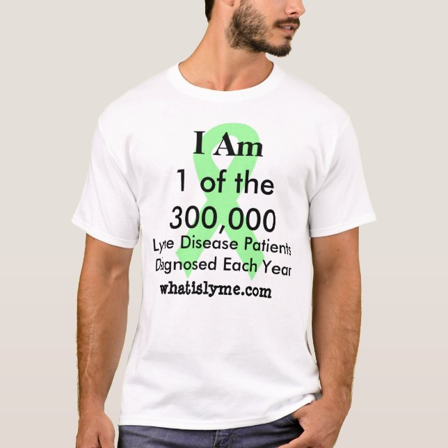 Jag är en av de 300 000 borreliefen tee (Framsida)