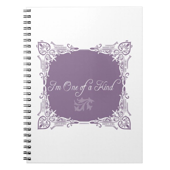 Jag är en av en typ citat anteckningsbok (Framsidan)